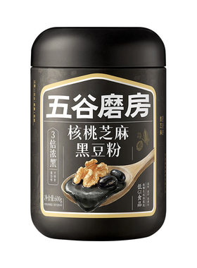 五谷磨房0糖黑芝麻糊养发五黑粉