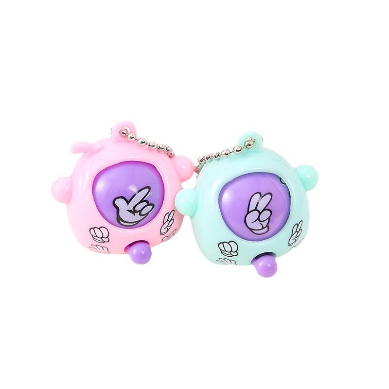 抖音爆款剪刀石头布变脸扭蛋蛋玩具猜拳蛋钥匙扣创意礼品儿童宝宝