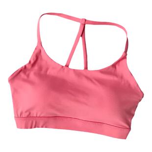 LYCRA裸感瑜伽文胸性感带垫美背训练健身内衣运动防震聚拢全罩杯