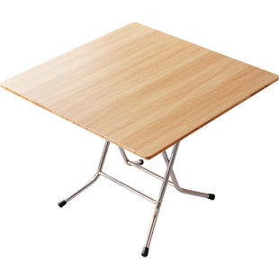 折叠小方桌家用正方形实木大排档吃饭饭桌简约四方麻将桌子餐桌