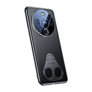 [顺丰正常发]适用华为mate60pro手机壳新款双指环旋转支架mate60真皮保护套m60镜头全包防摔60pro+高级外壳