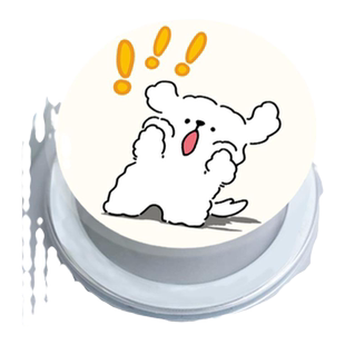 智卡奴 magsafe磁吸气囊支架手机适用iPhone15/14/13/12/11/promax壳可爱白色小狗吸附磁铁固定桌面360度旋转