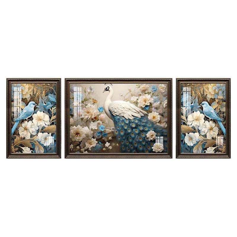 高端美式沙发背景墙装饰画客厅画