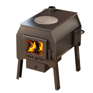 柴火取暖炉冬天家用室内采暖炉农村无烟柴煤两用炭火炉网红烤火炉