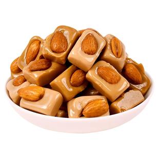 勾勾手奶酥扁桃仁杏仁奶脆硬糖结婚庆喜糖新年糖果年货散装小零食