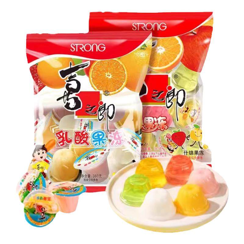 喜之郎什锦乳酸果冻360g