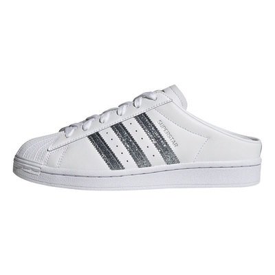 Adidas三叶草一脚蹬水晶运动板鞋