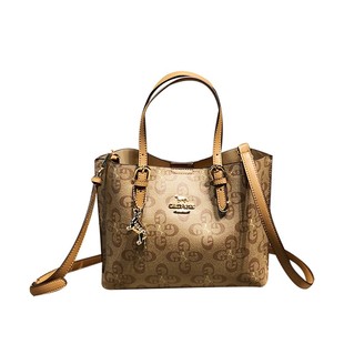 香港品牌包包女款真皮通勤大容量手提包2025新款单肩斜挎托特包潮