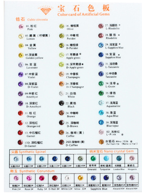 彩色锆石尖晶刚玉玻璃西陶