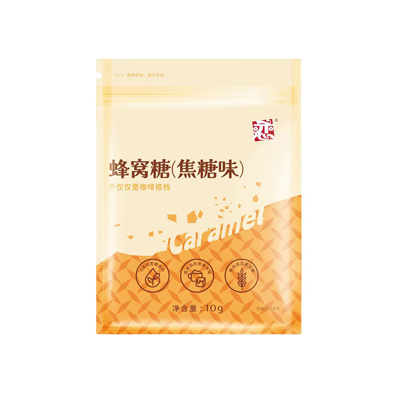 恋牌蜂窝糖焦糖味10g咖啡调糖