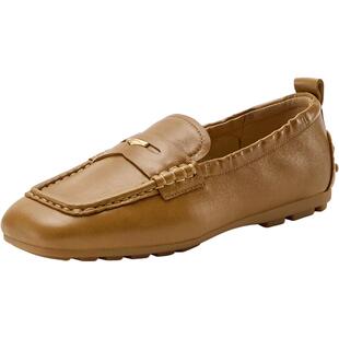 Bata乐福鞋女2026春季新款时尚百搭舒适通勤牛皮一脚蹬AZM02AA6