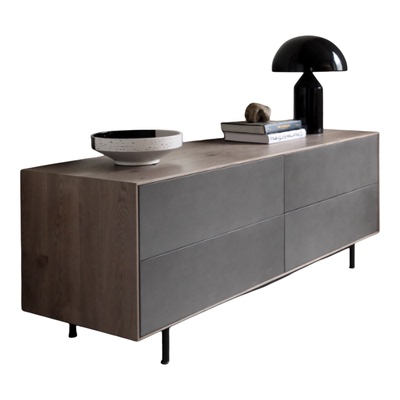 复古乡村切尔尼餐边柜电视柜高脚