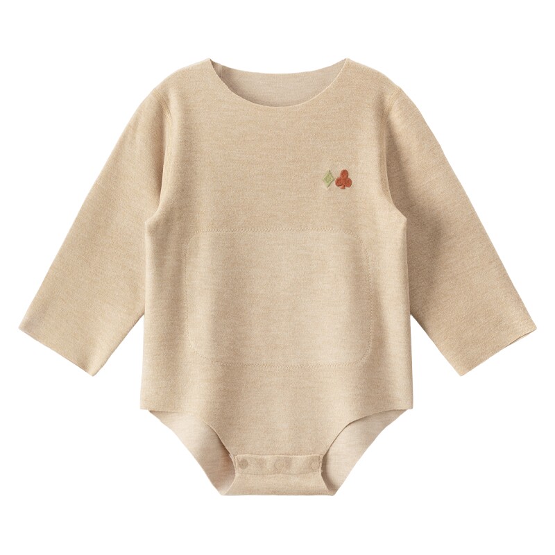 乖奇熊婴幼儿保暖发热包屁衣秋冬