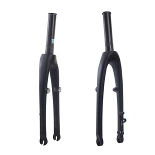 SILVEROCK MINI-01V碳纤维前叉V刹C夹20寸74mm开档小轮折叠车前叉