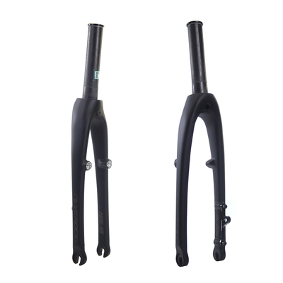 20寸碳纤维前叉小轮车折叠车圈刹