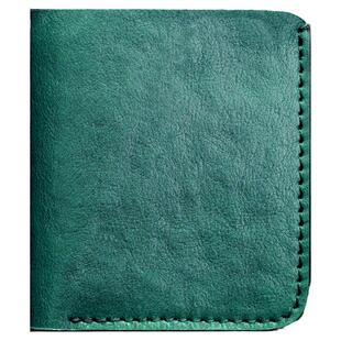 牧石手工定制软真皮短款钱夹男旅行便携钱袋女薄款原创迷你小钱包