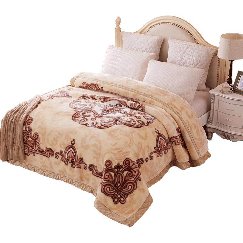 恒源祥春秋被子冬季拉舍尔毛毯