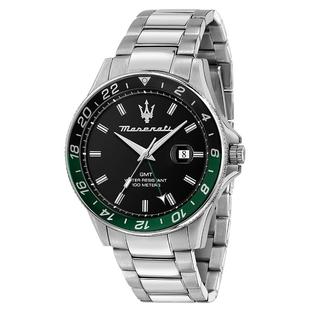 玛莎拉蒂手表男绿水鬼欧美名表时尚潮流石英表官方正品送男生礼物