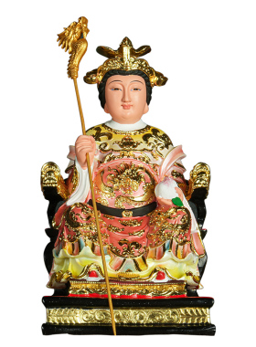 【结缘佛像】树脂玉皇大帝王母娘娘家用摆件供奉瑶池金母像体古彩