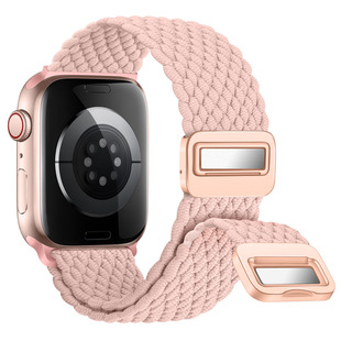 适用Apple Watch Series 11表带磁吸尼龙编织iwatchSE3Ultra3表带