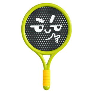 儿童羽毛球拍户外训练弹弹球亲子互动静音运动网球拍益智健身室内