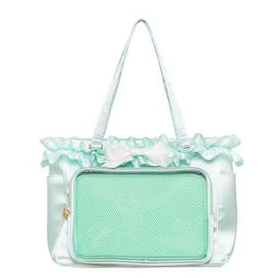 MOWAP芭蕾缎带缎面托特痛包二次元大容量丝带通勤牛马手拎手提包