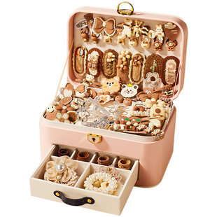 小女孩发夹首饰礼盒套装女生十岁儿童3过新年礼物生日7玩具5实用6