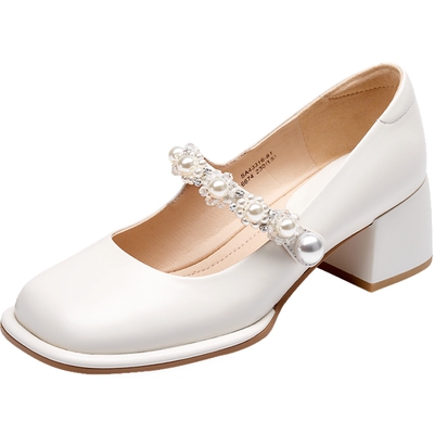 KissKitty博主同款真皮玛丽珍