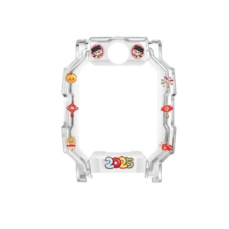 国潮发光系列适用小天才电话手表Z10挂脖Z6pro/Z8/Z9少年版Z7儿童Q1A/D2/D3表带Q1R挂绳q1c保护壳