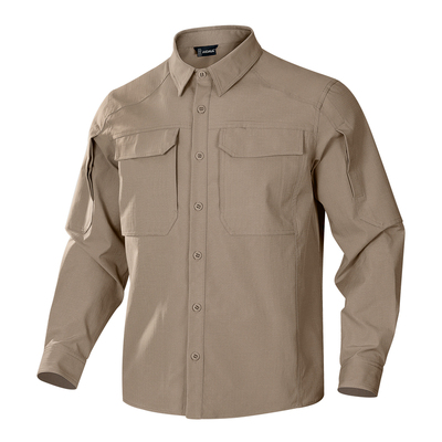 自由兵锐士弹力格子布衬衫