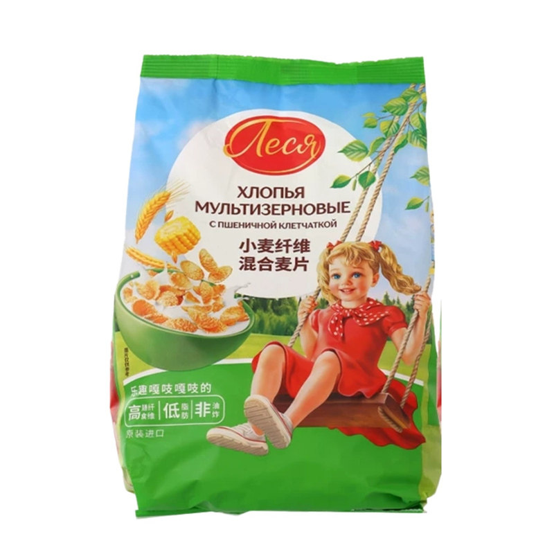 白俄罗斯进口多谷物即食麦片