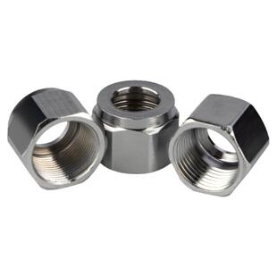 304不锈钢波纹燃气管插口接头天然气管插口螺帽快速接头配件