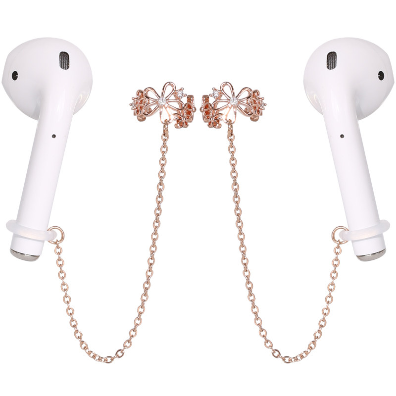 蓝牙耳机防掉耳夹airpods2无线防丢链耳环耳骨夹耳饰耳链耳挂神器