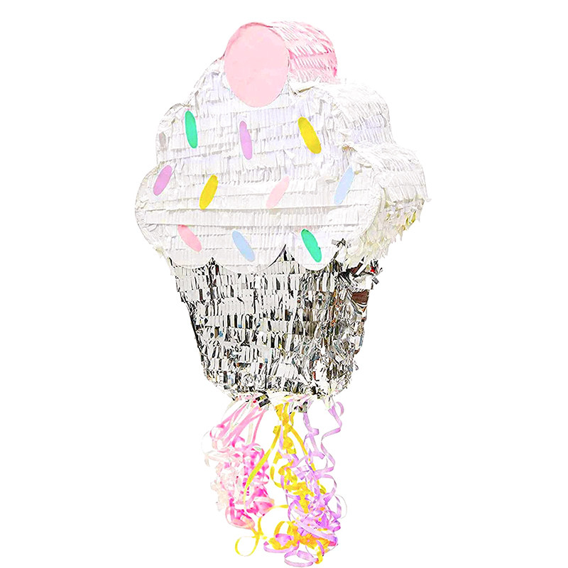 PanParty冰激凌皮纳塔六一儿童生日派对用品聚会游戏敲打pinata