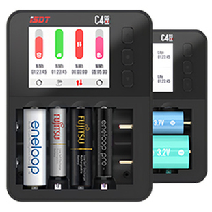 isdt艾斯特原装C4evo智能充电电池充电器1.2V-3.8V通用锂磷酸铁锂
