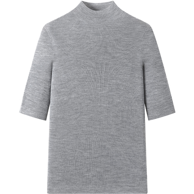 亲肤舒适半高领超细羊毛衫