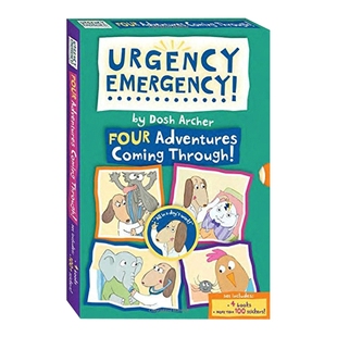 紧急 紧急 急诊室的故事1-4册 Urgency Emergency Boxed Set 1-4 英文原版  英文版儿童英语冒险故事书 进口原版书籍