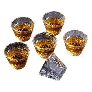 耐热玻璃透明茶杯品茗杯日式小酒杯喝茶杯功夫茶杯个人专用主人杯