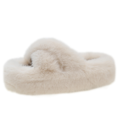 毛毛拖鞋女外穿棉拖鞋