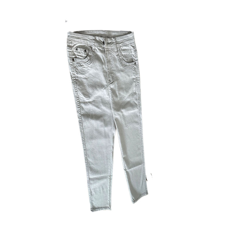 女装2025秋季新款高腰弹力烟管牛仔裤女大码胖mm显瘦梨型身材裤子