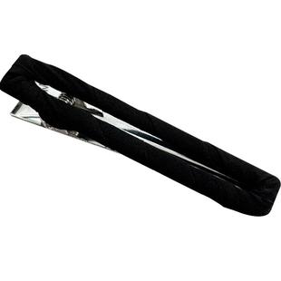 黑色布艺鸭嘴夹前额刘海一字侧边夹碎发夹子头饰头发卡子女简约长