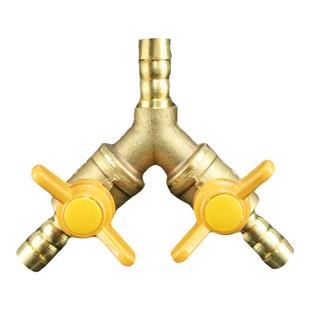 全铜燃气阀门分路三通阀一分四路分气阀液化气罐猛火灶煤气管软管