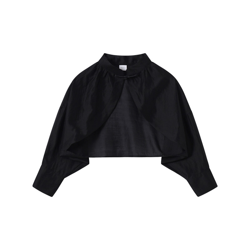 植木女童外套2026夏季新款中大童透气天丝上衣儿童立领外套童装