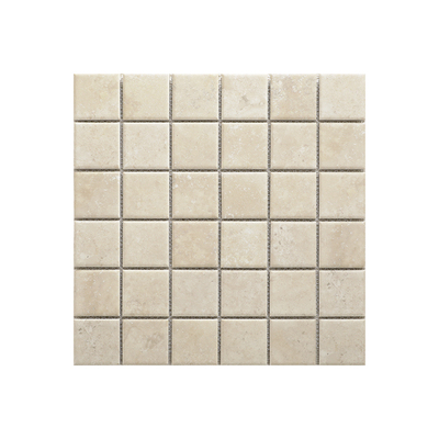 中古法式米灰色仿石材马赛克瓷砖