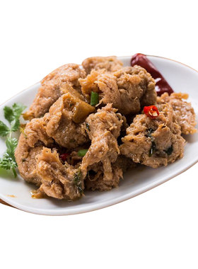 齐善 素食 蚝皇三杯鸡 素鸡块 健康 美味 特价人造肉【满包邮】