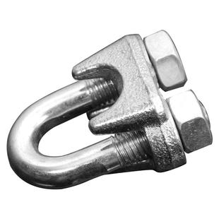 钢丝绳 夹头卡头 锁扣 U形卡头 卡扣 固定 接头 镀锌 钢丝绳夹头
