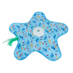 猫咪捕猎罩玩具自动转盘逗猫棒小幼猫游戏毯自嗨解闷神器消耗体力