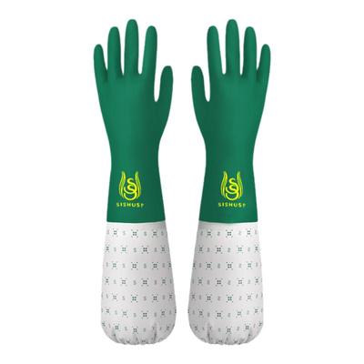 加长防水防滑洗碗手套贴手耐用