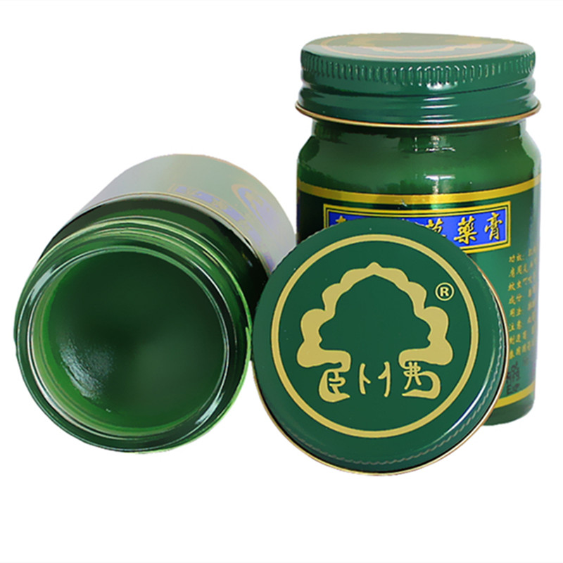 泰国玉菩药堂金卧佛牌青草膏晕车船防蚊虫叮咬50g