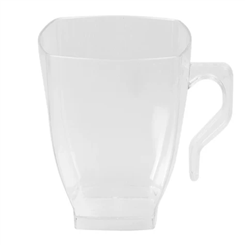 佑利一次性塑料杯航空透明咖啡杯